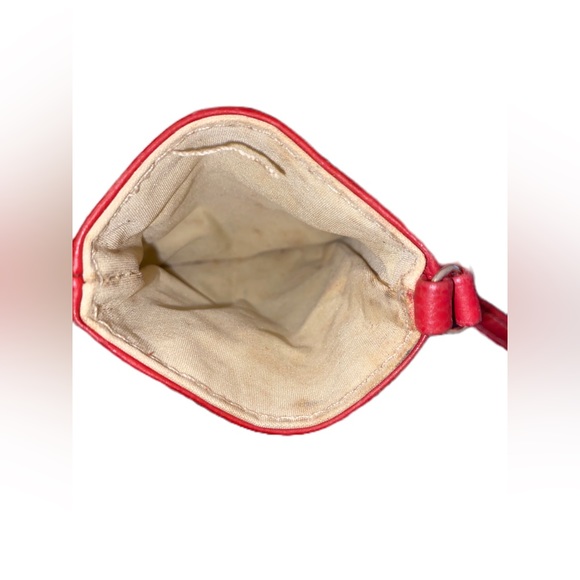 DAY RUNNER RED LEATHER BAG - Picture 4 of 14